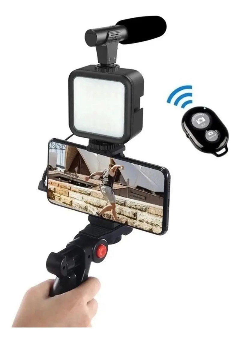 KIT ESTABILIZADOR Y TRIPODE PARA CAMARA Y CELULAR - 3