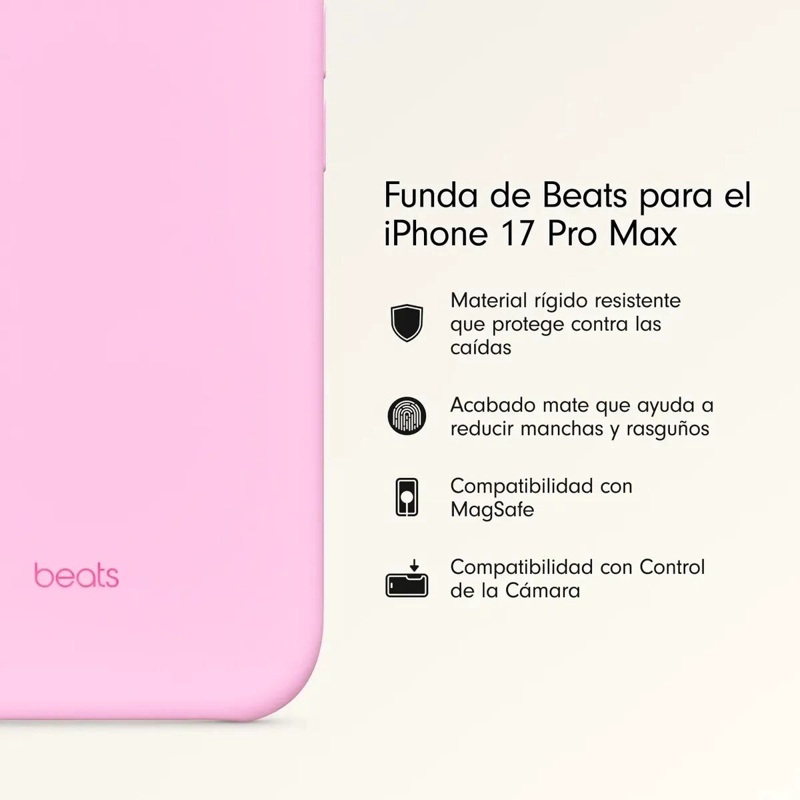 FUNDA CON MAGSAFE PARA IPHONE 17 PRO MAX ROSA - 2