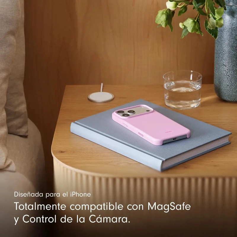 FUNDA CON MAGSAFE PARA IPHONE 17 PRO MAX ROSA - 4