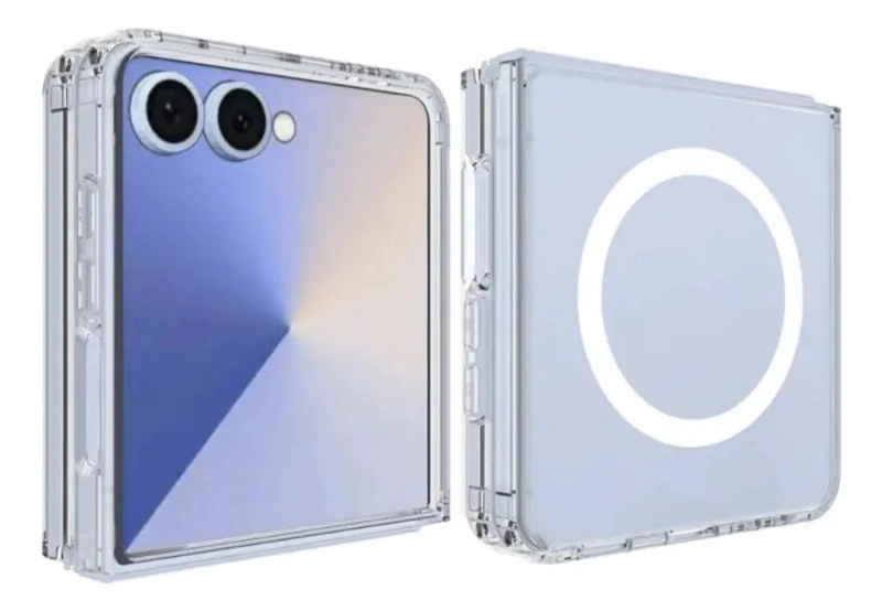 CARCASA TRANSPARENTE MAGNE TICA PARA SAMSUNG Z FLIP 7 - 2