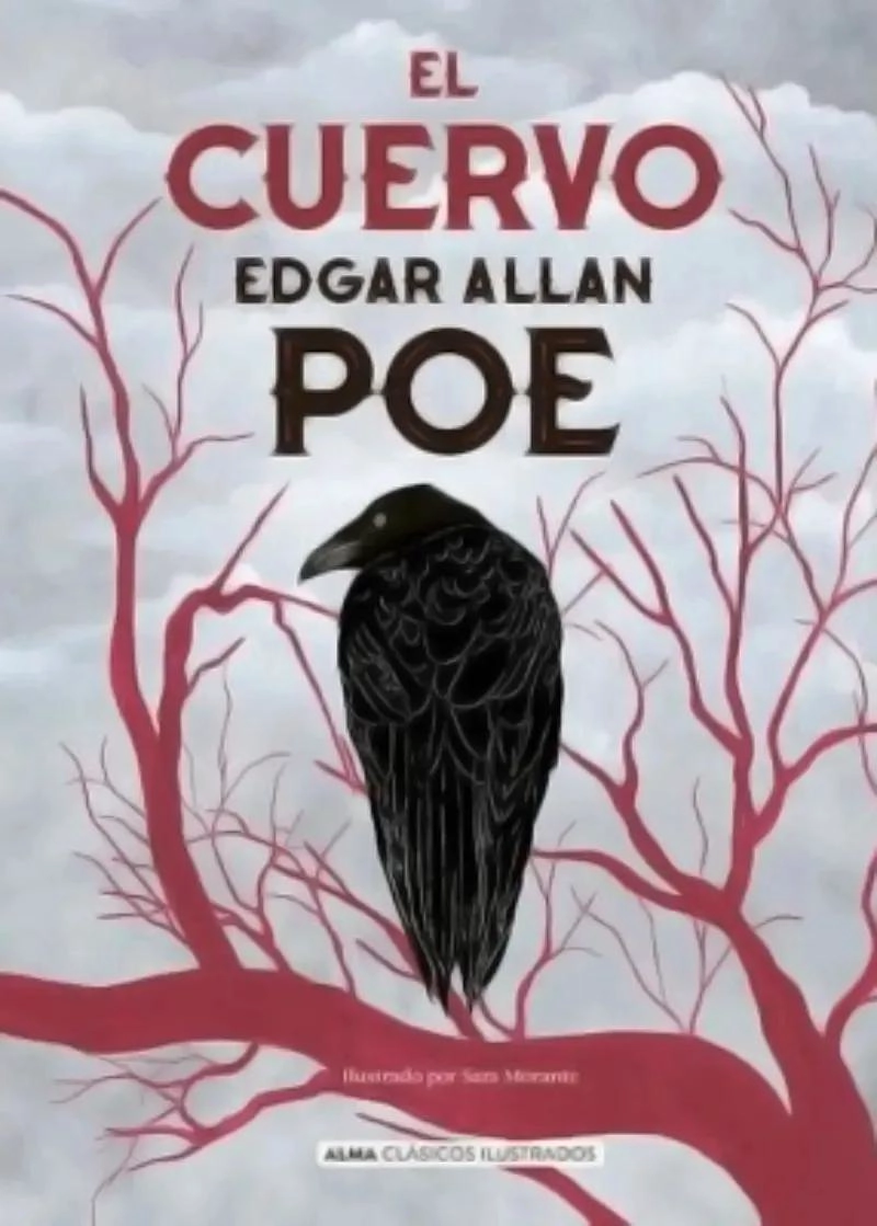 LIBRO EL CUERVO ILUSTRADO TAPA DURA - 1