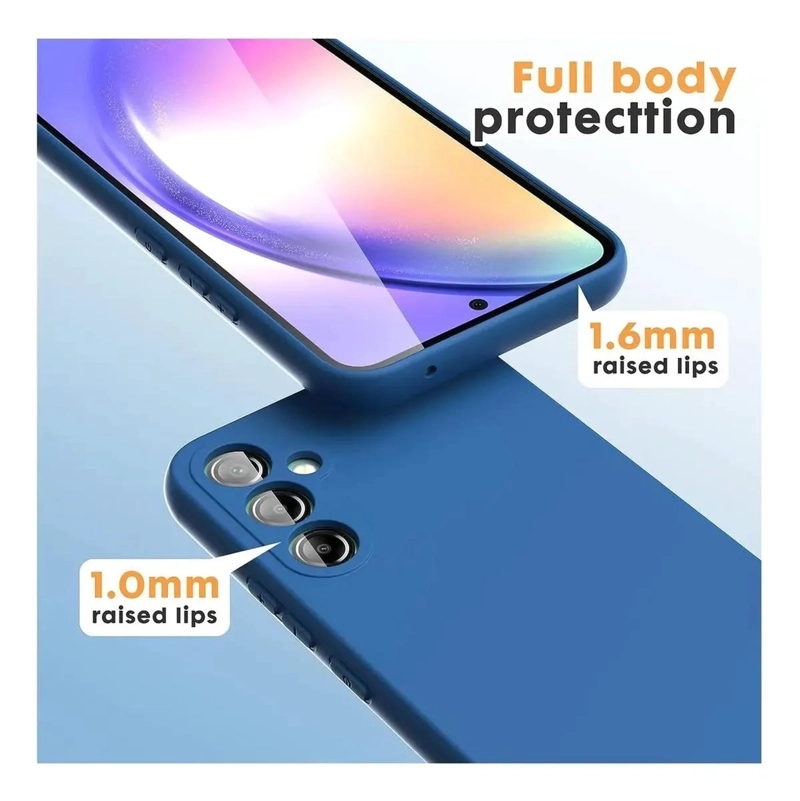 CARCASA SILICONA Y LAMINA HIDROGEL PARA SAMSUNG S24 FE - 5