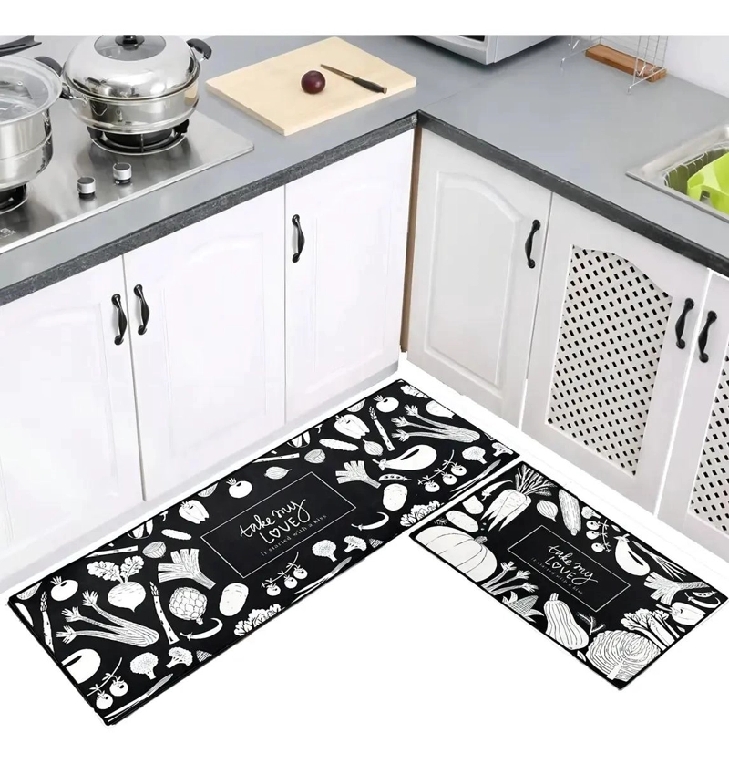 ALFOMBRA ANTIDESLIZANTE PARA COCINA Y BAÑO JUEGO 2 - 1