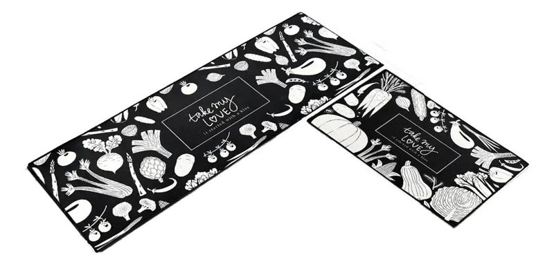 ALFOMBRA ANTIDESLIZANTE PARA COCINA Y BAÑO JUEGO 2 - 4