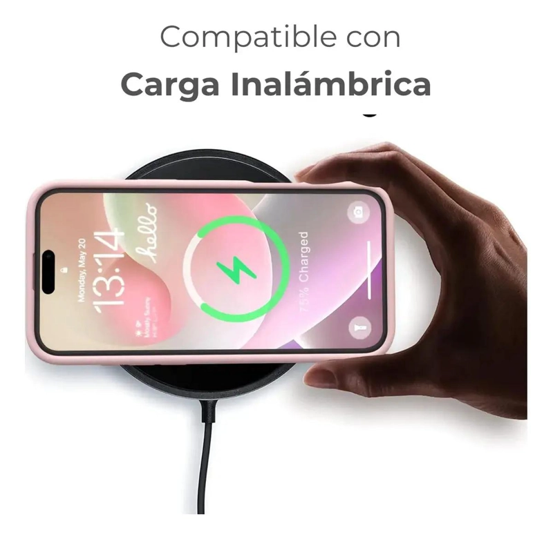 FUNDA CARCASA PREMIUM PARA IPHONE 16E COLOR ROSA - 5