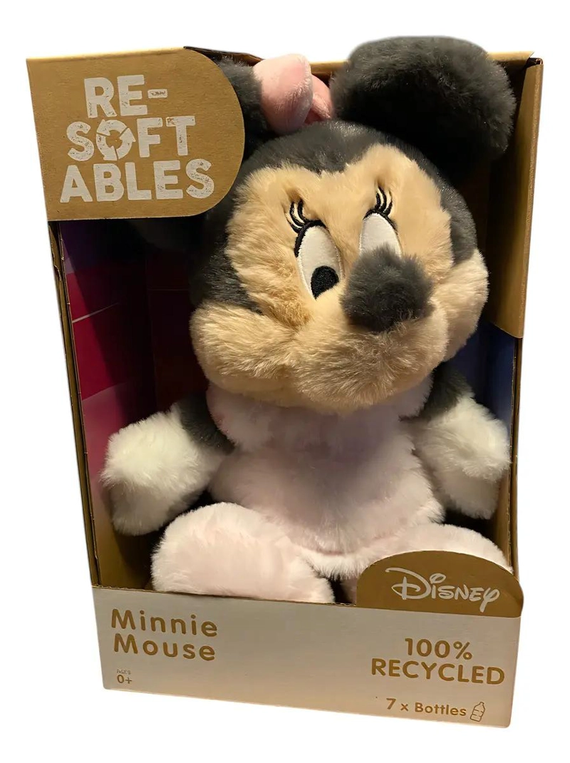 PELUCHE MINNIE MOUSE 30CM RECICLABLE HIPOALERGE NICO - 1