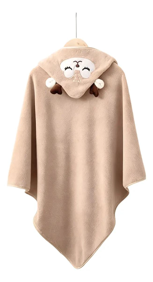 TOALLA DE BAÑO PARA BEBE  CON CAPUCHA DE ANIMALES - 2
