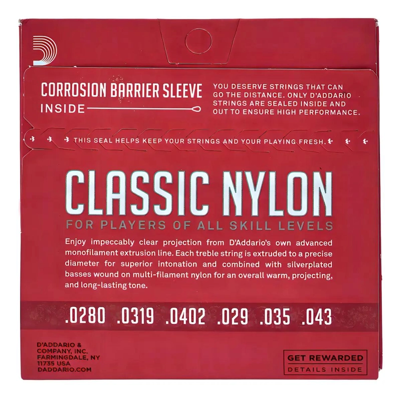CUERDAS DE GUITARRA CLASICA NYLON PARA ESTUDIANTES - 5