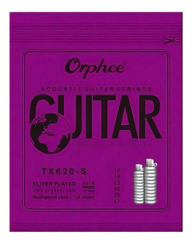 CUERDAS PARA GUITARRA ACUSTICA METALICAS DE BRONCE - 5