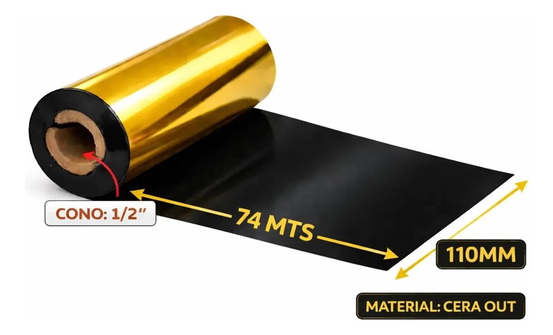PACK 10 CINTAS TRANSFERENCIA TE RMICA 110X74 - 2