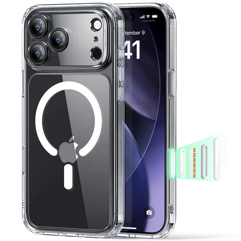 GENÉRICO CARCASA HIBRIDA TRANSPARENTE PARA IPHONE 17 PRO