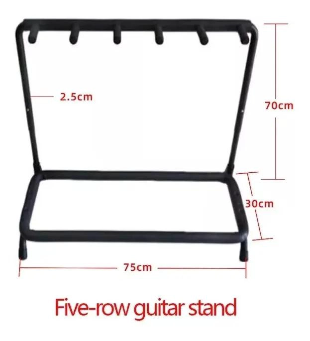 ATRIL SOPORTE PARA 5 GUITARRAS Y BAJO - 3
