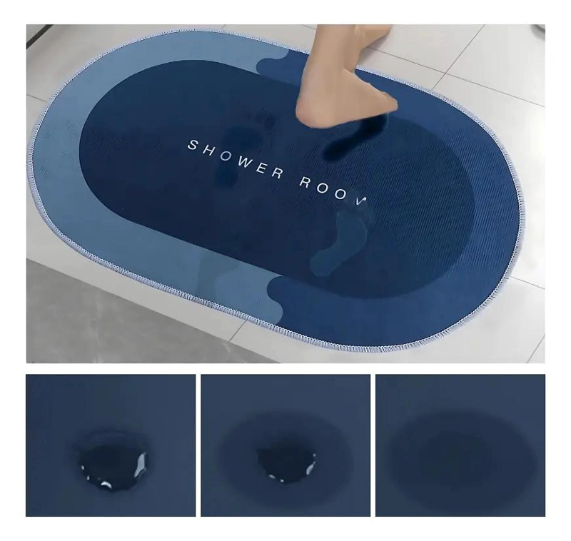 ALFOMBRA ABSORBENTE ANTIDESLIZANTE PARA BAÑO - 4