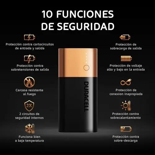 POWER BANK 6700 MAH COLOR NEGRO - 5