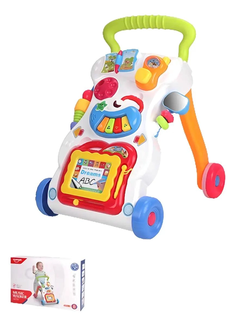 ANDADOR MUSICAL INTERACTIVO PARA BEBE  COLOR BLANCO - 2