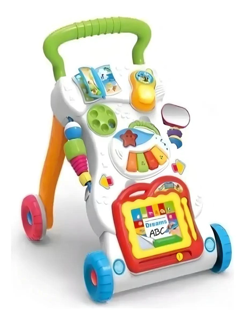 ANDADOR MUSICAL INTERACTIVO PARA BEBE  COLOR BLANCO - 4