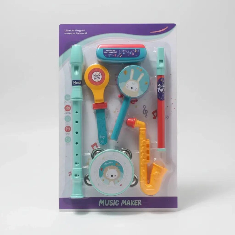 SET DE JUGUETES MUSICALES DE PLASTICO PARA BEBE S - 1