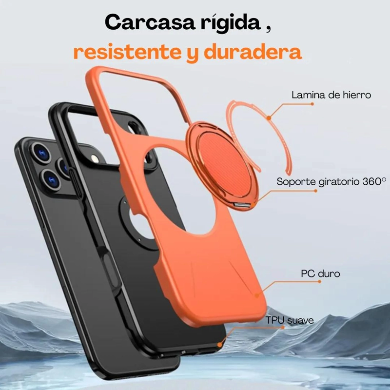 CARCASA REFORZADA PARA CAMARA DE IPHONE 17 PRO MAX - 3