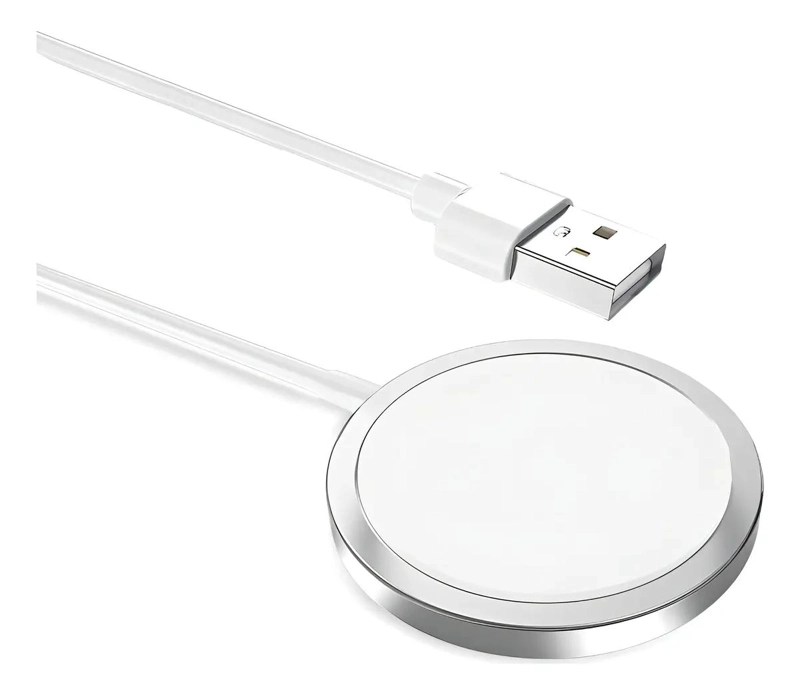 GENÉRICO CARGADOR INALAMBRICO MAGNETICO 15W COLOR BLANCO