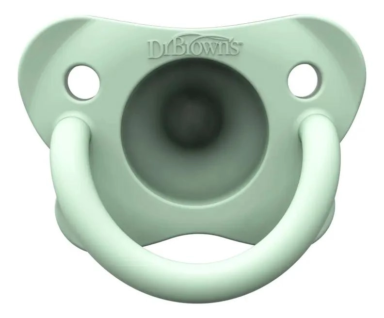 CHUPONES SILICONA HAPPYPACI 0-6 MESES ROSA VERDE - 3