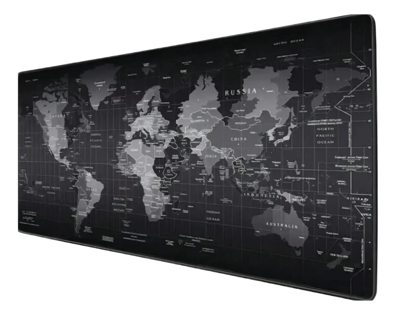 MOUSE PAD GAMER ANTIDESLIZANTE MAPAMUNDI 90X40CM - 2