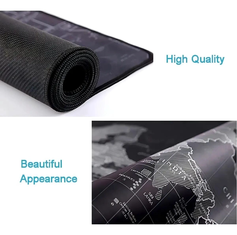 MOUSE PAD GAMER ANTIDESLIZANTE MAPAMUNDI 90X40CM - 5