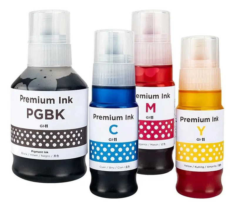 PACK DE 4 TINTAS GI-11 PARA IMPRESORAS CANON - 2