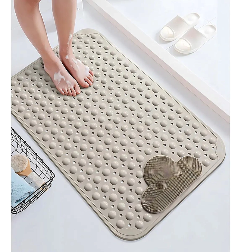PISO DE GOMA ANTIDESLIZANTE PARA DUCHA 40X70CM - 2