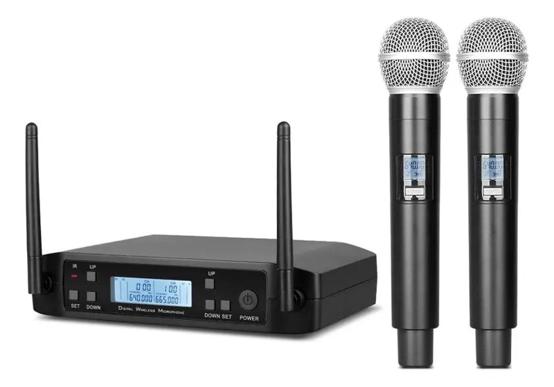 SISTEMA DE MICROFONOS INALAMBRICOS UHF - 2
