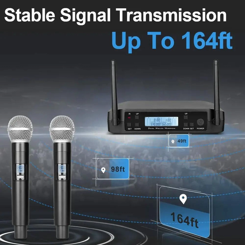 SISTEMA DE MICROFONOS INALAMBRICOS UHF - 5