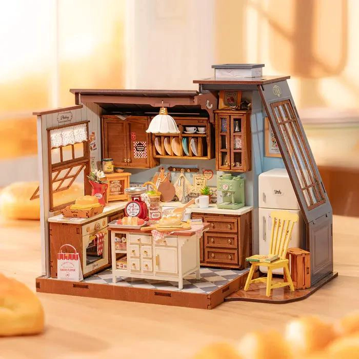 PUZZLE 3D CASA MINIATURA COCINA PAN - 2