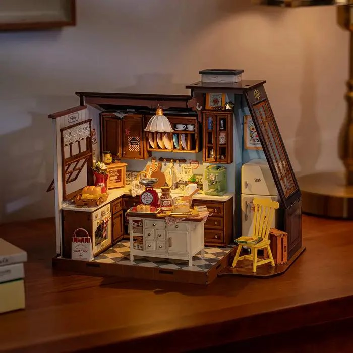 PUZZLE 3D CASA MINIATURA COCINA PAN - 3