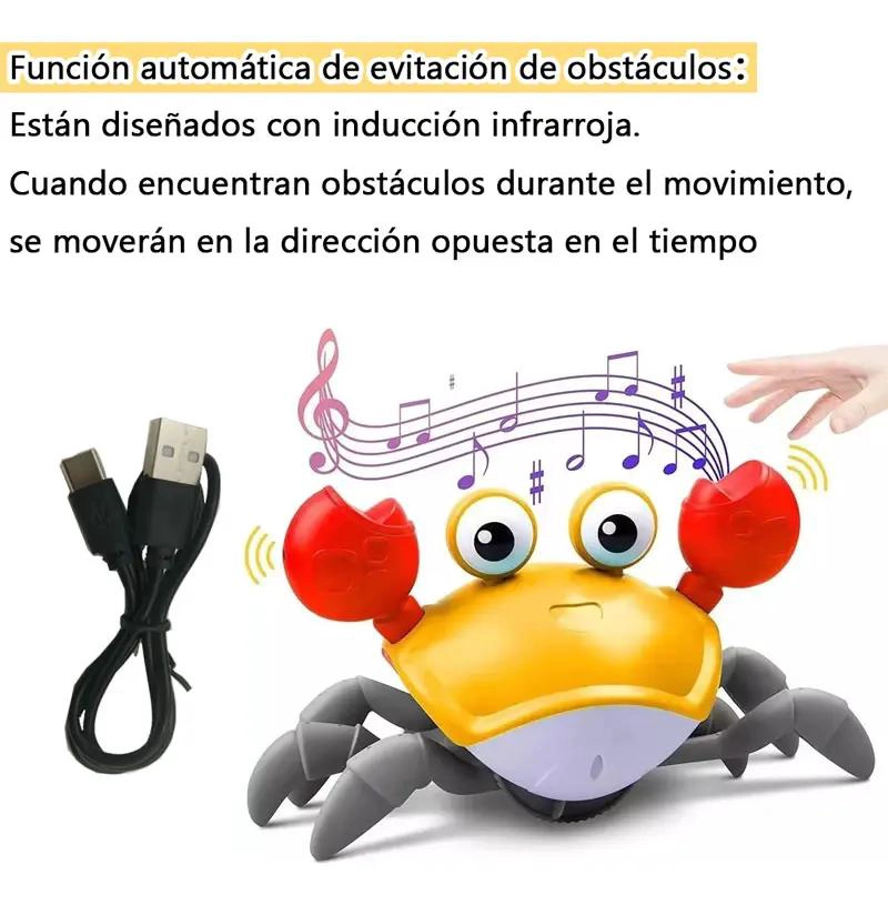 JUGUETE MUSICAL CANGREJO PARA NIÑOS - 2