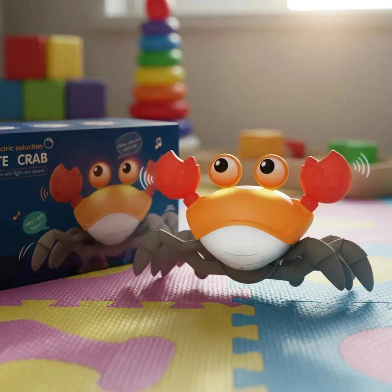 JUGUETE MUSICAL CANGREJO PARA NIÑOS - 4