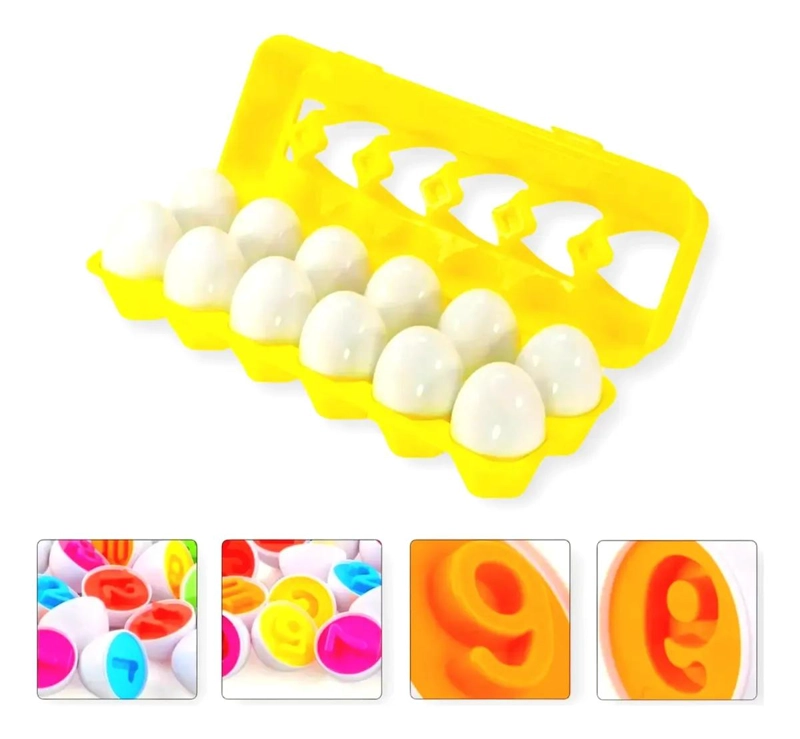 JUEGO DIDACTICO HUEVOS ENCAJES CON SONIDO - 5