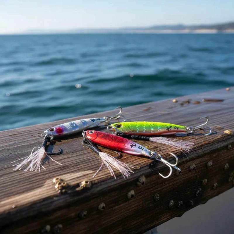 SEÑUELO JIG LUMINOSO 10 GRAMOS PACK 3 - 3