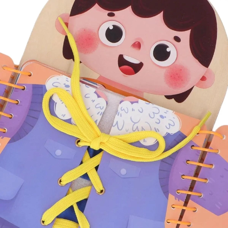 TABLERO MONTESSORI PARA APRENDER A VESTIRSE - 4