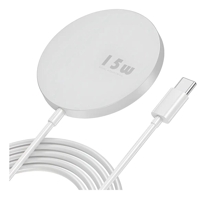 CARGADOR INALAMBRICO COMPATIBLE CON IPHONE 12 A 15 - 1