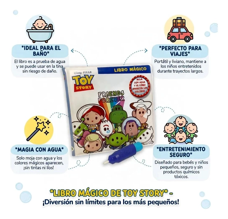LIBRO MAGICO PARA PINTAR CON LAPIZ DE AGUA - 2