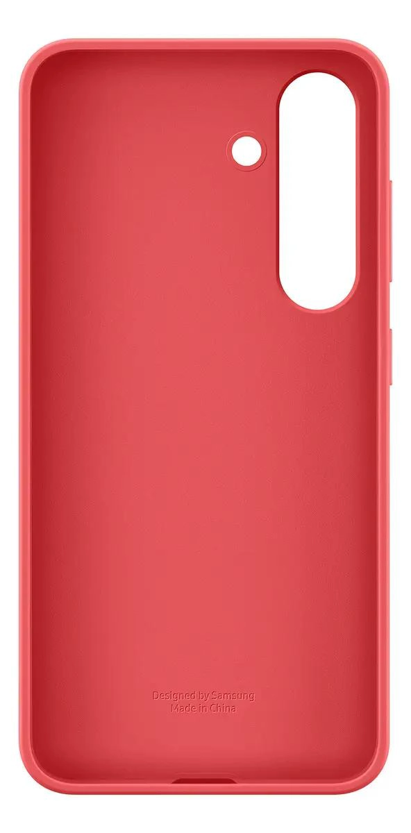 CARCASA DE SILICONA ROJA PARA GALAXY S25 - 4