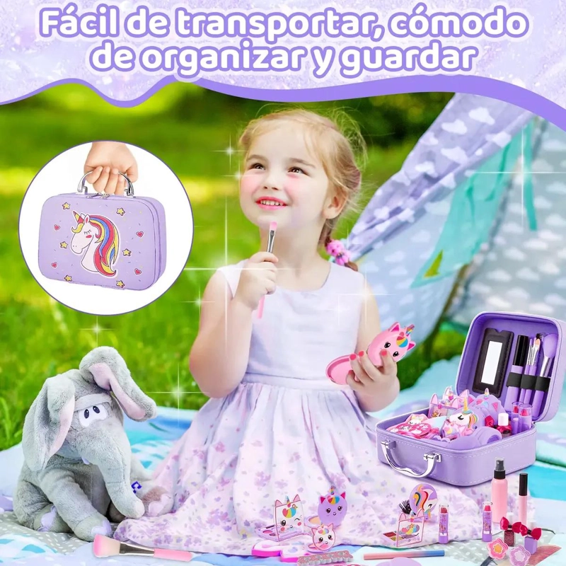 JUEGO DE JUGUETES DE MAQUILLAJE COSME TICO 62 PIEZAS - 5