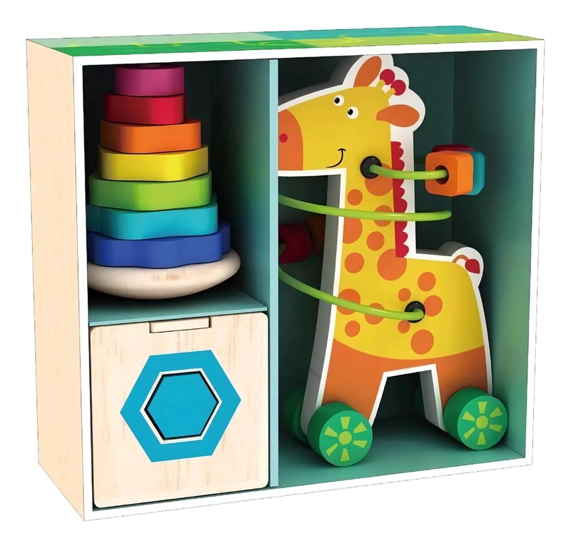 JUEGO DIDACTICO MULTICOLOR 3 PIEZAS MONTESSORI - 2
