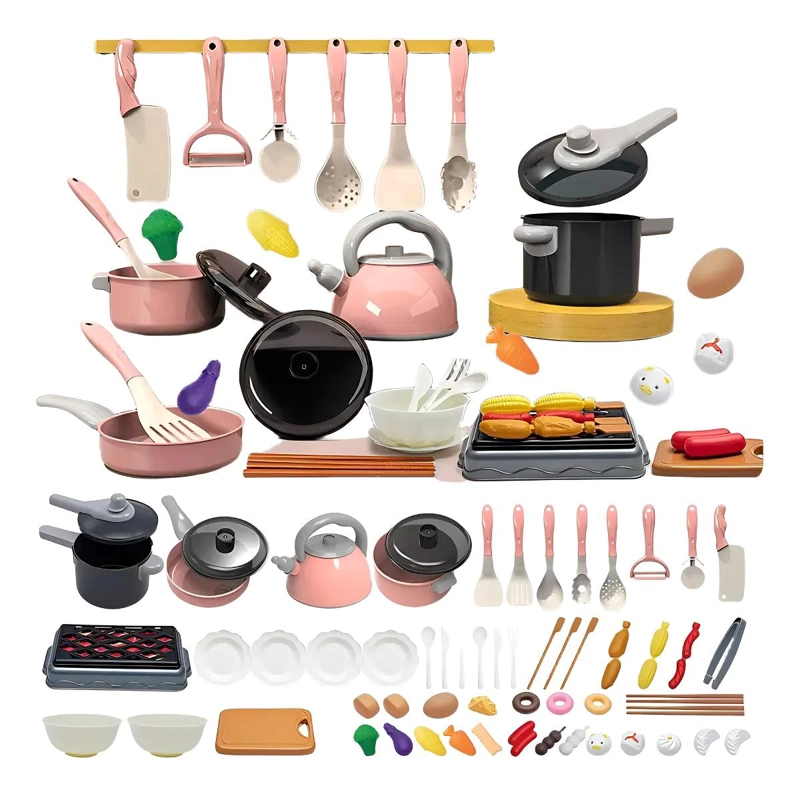 JUEGO DE COCINA 61 PIEZAS PARA NIÑOS - 1