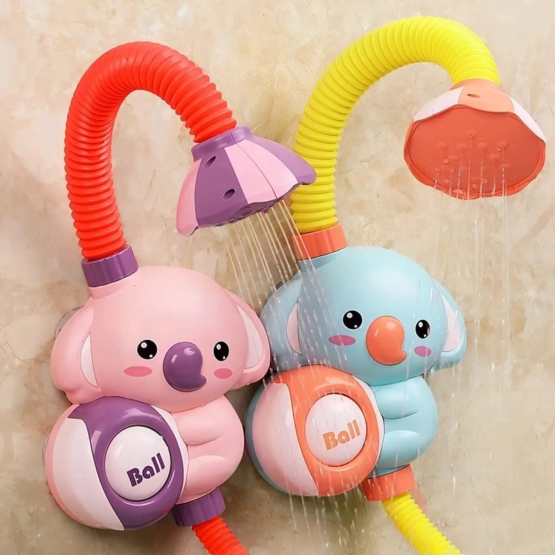 REGADERA DE BAÑO PARA BEBE  ELEFANTE COLORIDO - 3