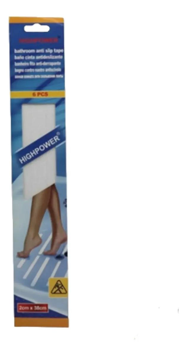 CINTAS ANTIDESLIZANTES PARA BAÑO 38 CM 6 PZAS - 1