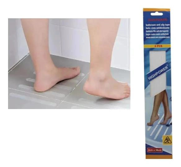 CINTAS ANTIDESLIZANTES PARA BAÑO 38 CM 6 PZAS - 3