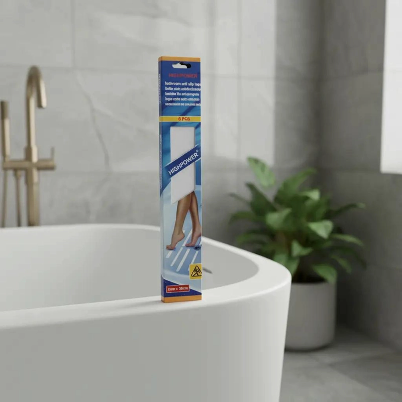 CINTAS ANTIDESLIZANTES PARA BAÑO 38 CM 6 PZAS - 4