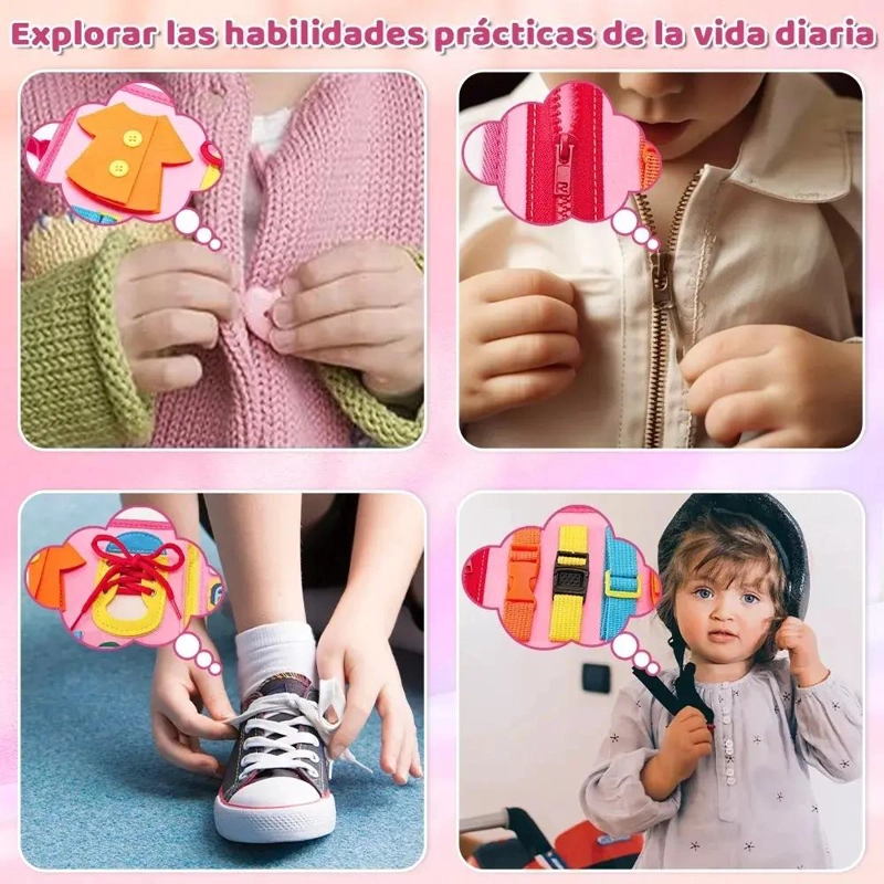 LIBRO SENSORIAL DIDACTICO PARA DESARROLLO INFANTIL - 4