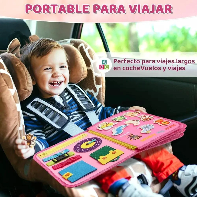 LIBRO SENSORIAL DIDACTICO PARA DESARROLLO INFANTIL - 5