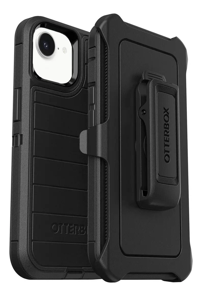 CARCASA RESISTENTE PARA IPHONE 17E Y 16E COLOR NEGRO - 1